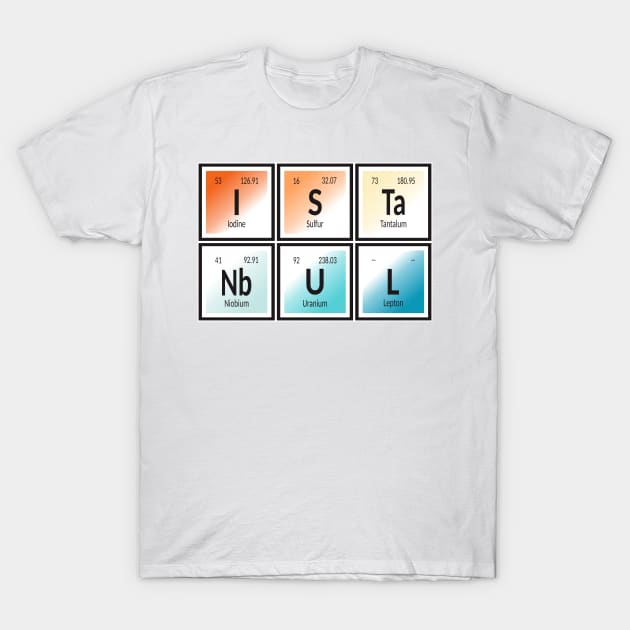 Elements of Istanbul City T-Shirt by Maozva-DSGN